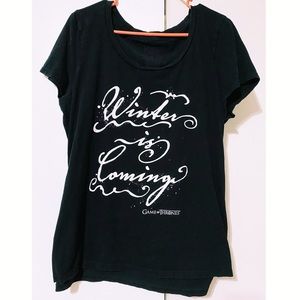Torrid game of thrones winter is coming shirt